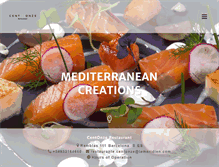 Tablet Screenshot of centonzerestaurant.com